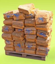 Kaminholz Birke Sackware ab Lager 210,00€/Palette bestellen